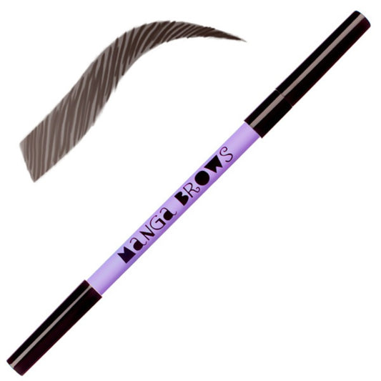 Matita sopracciglia doppia punta -Deep ebony & pure black