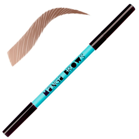Matita sopracciglia doppia punta - Manga Brows Warm blonde & soft brown