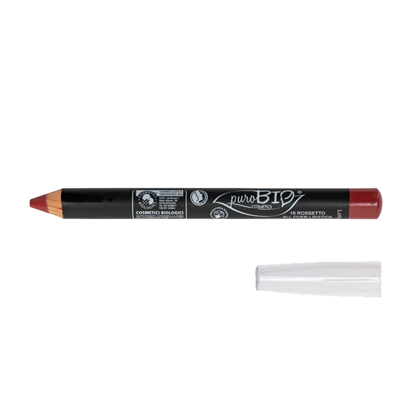 Puro Bio-Matitoni Rossetto-Rosso pompeiano 16
