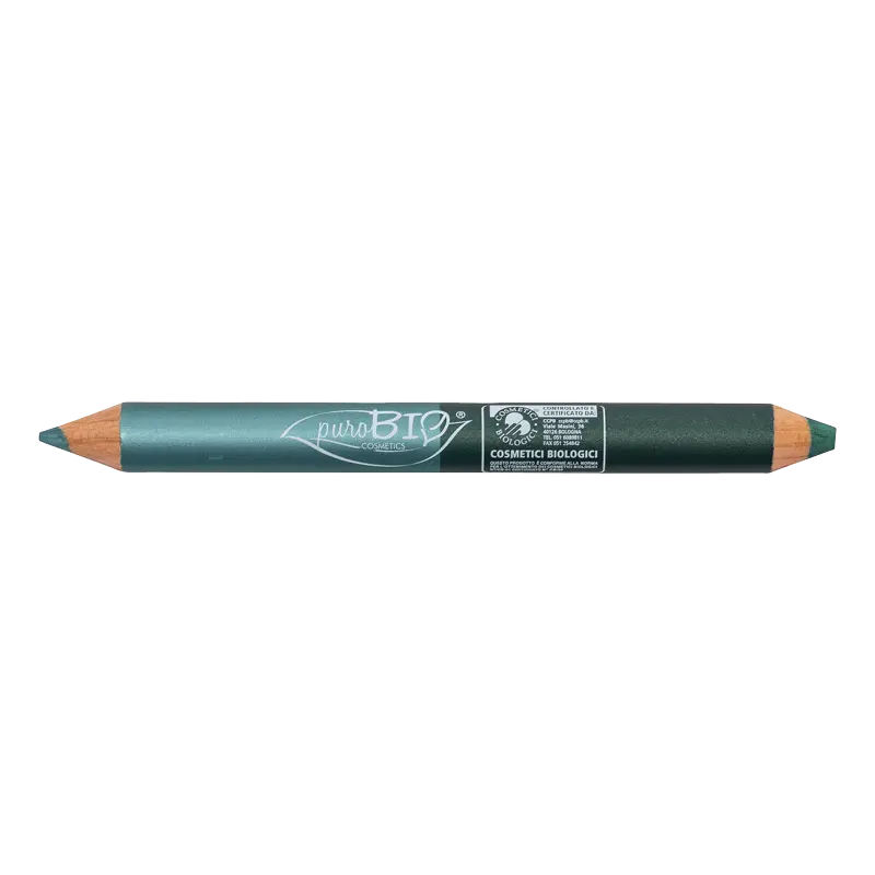 Puro Bio-Matitone Occhi Duo-Kajal Ottanio + Ombretto Verde smeraldo