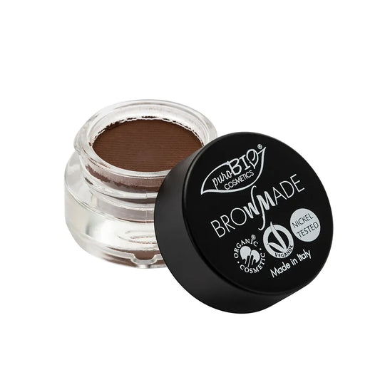 Puro Bio-BrowMade – Pasta per Sopracciglia-Marrone scuro 02